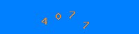 Blue Captcha Image