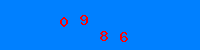 Blue Captcha Image