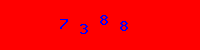 Blue Captcha Image