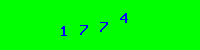 Blue Captcha Image