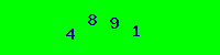 Blue Captcha Image