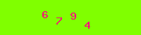Blue Captcha Image