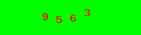 Blue Captcha Image