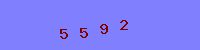 Blue Captcha Image