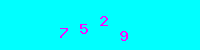 Blue Captcha Image